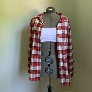 Long Sleeve Plaid Shirt